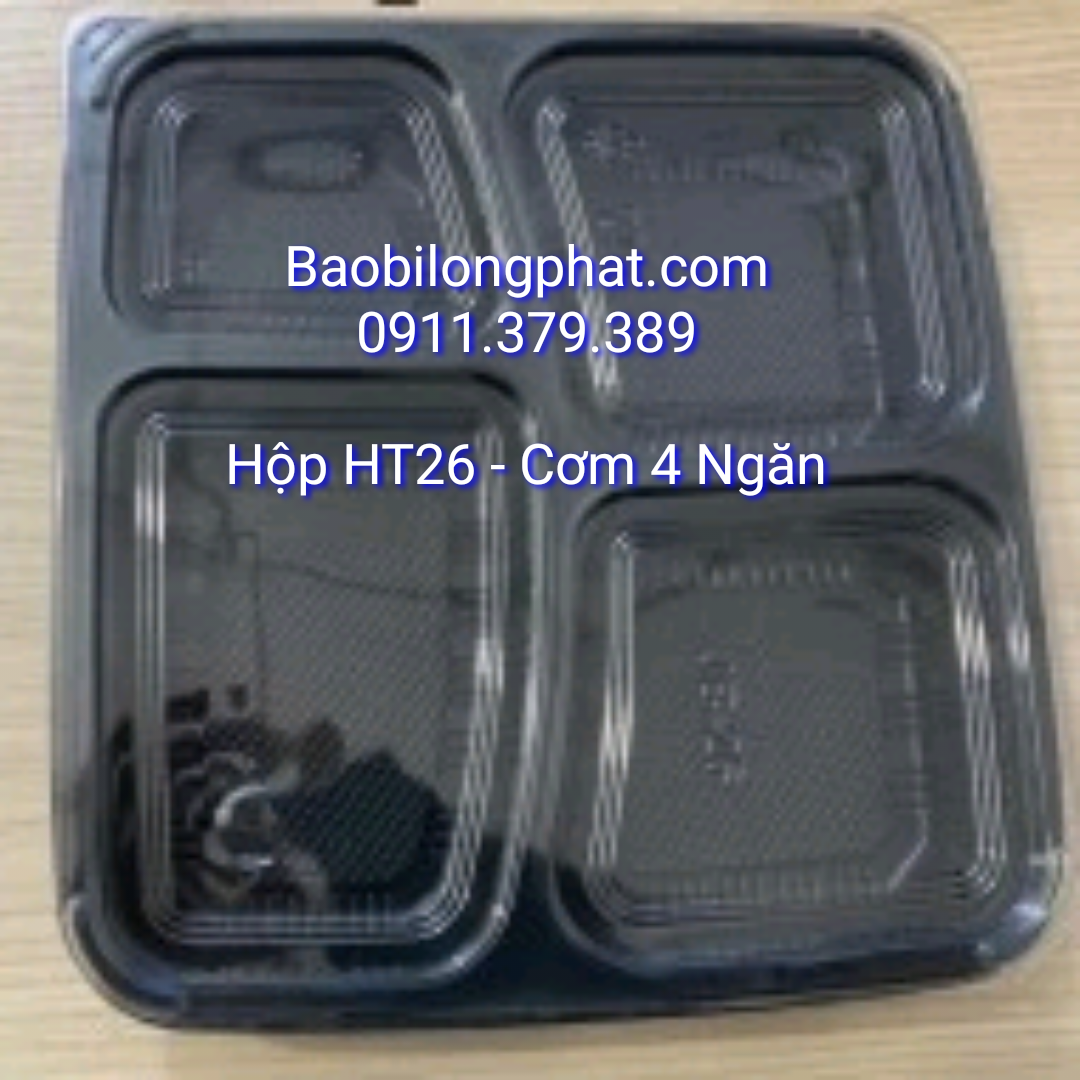 HỘP HT26 - CƠM 4 NGĂN 